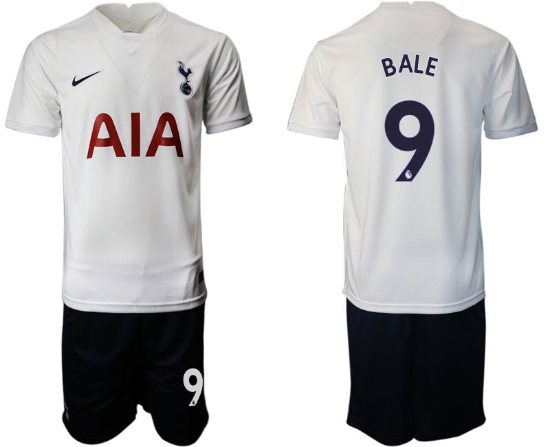 Men 2021-2022 Club Tottenham home white #9 Nike Soccer Jersey->customized soccer jersey->Custom Jersey